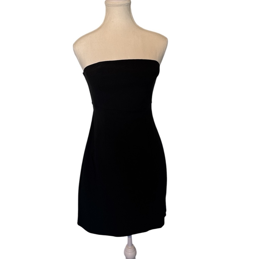 Express vintage Y2K Black Strapless Dress